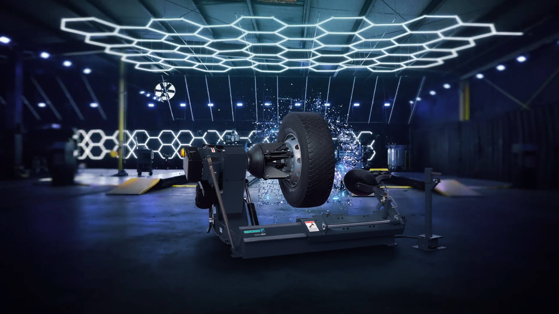 Hofmann monty 3850 tire changer